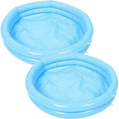 Bain de Pieds avec Pompe Gonflable Portable en Pvc Gonflable 2 Paires , Bassin Rond Léger et Compact Couleur Aléatoire pour Spa et Usage Domestique (1/5)