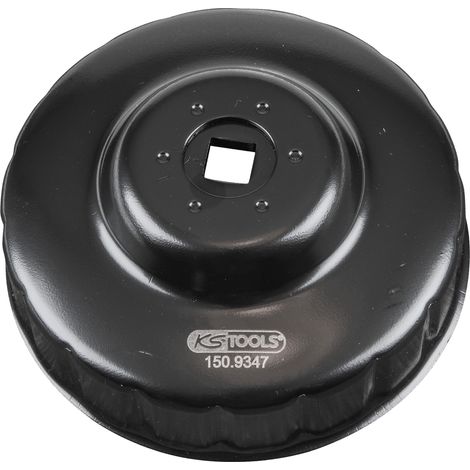 KS Tools - Cloche pour filtre à huile 3/8'', diamètre 96 mm / 18 cannelures - 150.9347 (1/3)