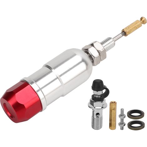 Pompe de frein d'embrayage de moto, tige de maître-cylindre hydraulique pour moto et vélo, argent (1/5)