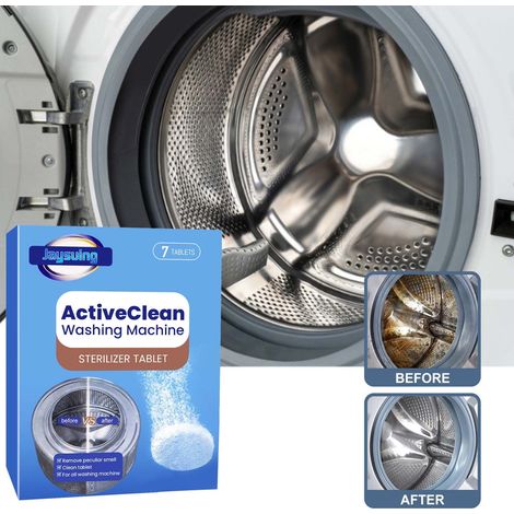 Pastille Nettoyante Pour Machine À Laver - Nettoyage Profond Du Tambour Et Du Filtre - Élimine Boues Et Résidus De Lessive - Formule Antibactérienne - 12 Pièces (1/5)