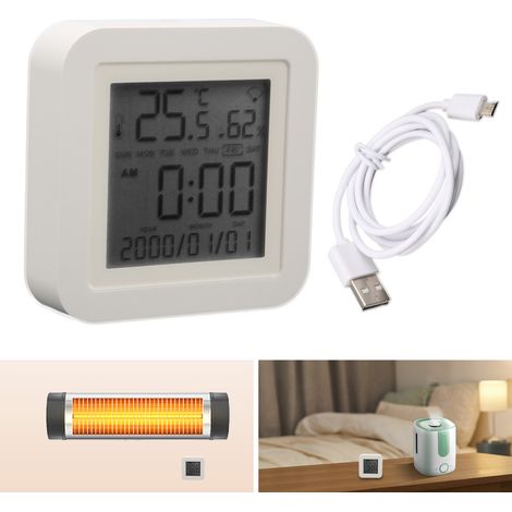 TH06 Intelligentes WLAN-Thermometer und Hygrometer, elektronisches Thermometer zur Messung von Luftfeuchtigkeit und Trockenheit mit intelligenter digitaler Anzeige, für den Innen- und Heimgebrauch. (1/5)