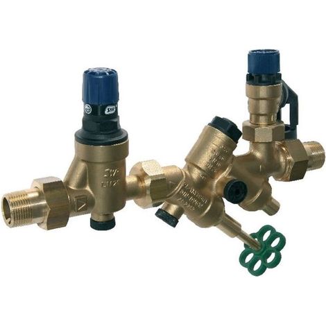 SYR Gruppo di sicurezza 25 SYRobloc DN 20, G3/4 6bar giallo grezzo, 0025.20.000