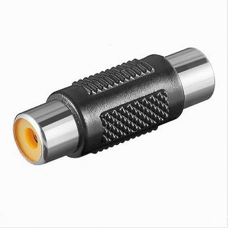 TRADE SHOP - Connettore Adattatore Audio Video Accoppiatore Rca Femmina A Rca Femmina C-068 - (1/4)