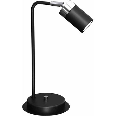 Lampada da tavolo Milagro Joker MLP7749 nero/cromo GU10 (1/5)