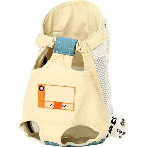 Sac à dos avant léger et respirant en toile, support de jambes de tête de chat, pour l'extérieur, L Morandi fonctionnel (1/5)