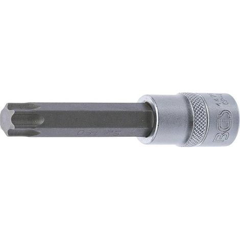 Douille à Embouts 100 mm - 12,5 mm (1/2) Profil Torx T60 - Précision et Robustesse, Acier - D-Work