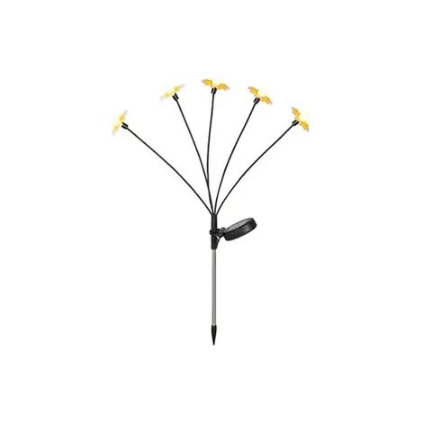 Lampada lumineo fireworks solare 6x6x60 cm esterno