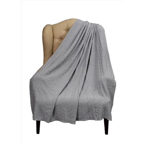 Coperta in cotone Scotty 150x125 cm, grigia (1/3)