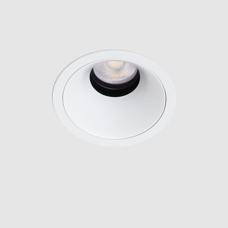 Downlight LED Circular Loop Corte Ø 75mm 2700K Estándar Blanco 9 W Empotrable (1/4)