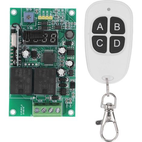 Module de contrôle moteur DC sans fil 75mAh avec télécommande, sens horaire et antihoraire, carte de commande à distance (1/5)