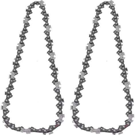 2 lames de tronçonneuse acier allié 10 pouces 40 maillons d’entraînement 62DL kit coupe bois (1/5)