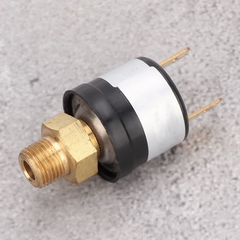 Pressostat pour compresseur d'air, filetage mâle 1/8", pression de 120 à 150 psi, interrupteur de commande en métal MAPS120150T18 (1/5)