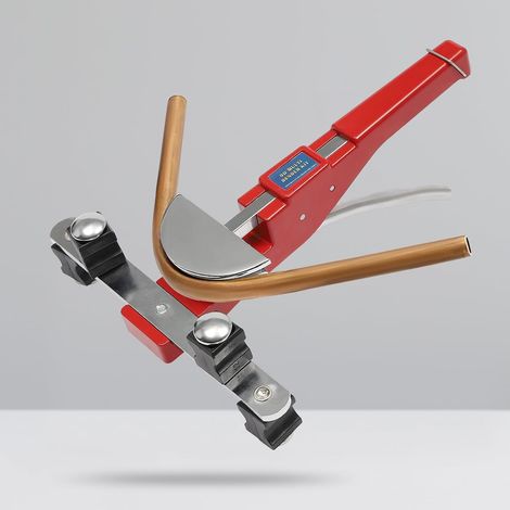 Rohrbieger Rohrbiegemaschine Handrohrbieger Satz 6-22mm (1/4 '' - 7/8 ''),Rohrbiegegerät mit Rohrschneider und Entgrater für Kupfer, 0-90° Biegebereich, für Kupfer, Aluminiumrohr (1/5)
