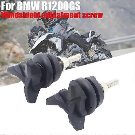 Pour BMW R 1200 GS R1200GS Adv Adventure 2004 - 2016 04 Vis de réglage de pare-brise de moto Clip de fixation de pare-brise Boulon de serrage ( ) (1/5)