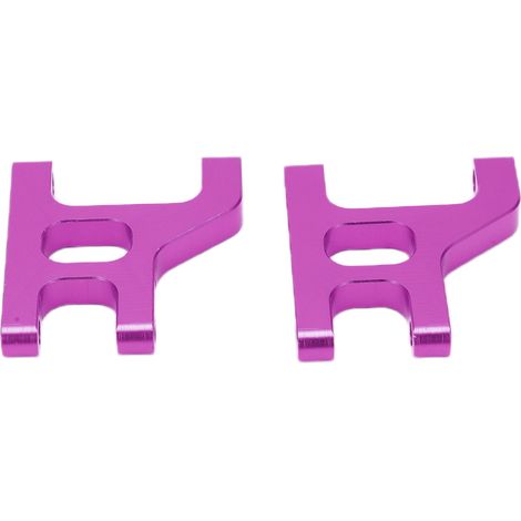 bras oscillants métalliques robustes et durables, faciles à installer (avant et arrière) pour voiture télécommandée (violet). (1/5)