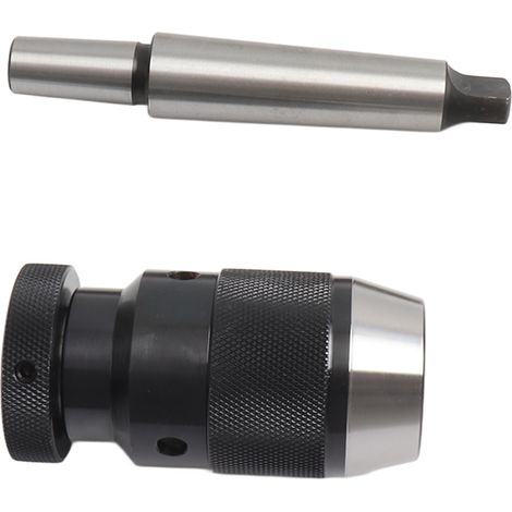 Mandrin de tour autoserrant sans clé en acier 45 capacité 1-16mm avec arbre conique MT3-B18 (1/5)