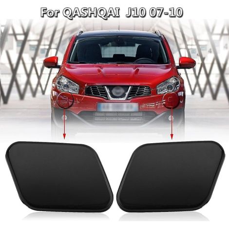 Capuchon de phare avant droit et gauche pour Nissan Qashqai J10 2007-2010, couvre-phare de voiture, remplacement (1/5)