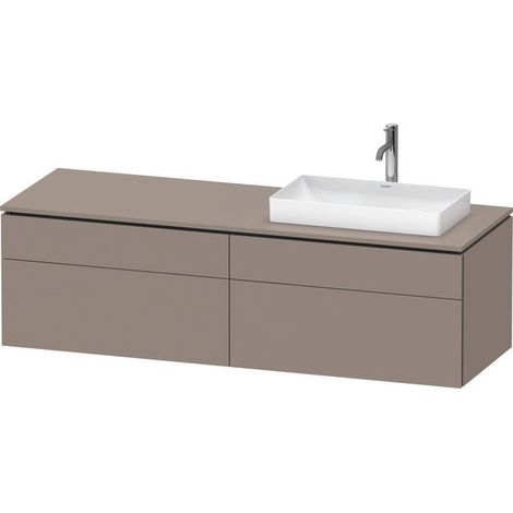 DURAVIT LC4871R43430000 Console WTU suspendue L-Cube 550x1