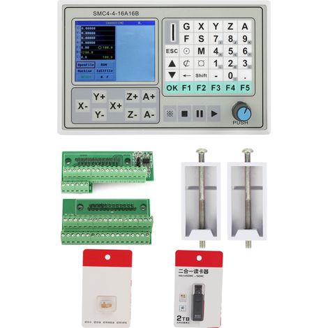 Contrôleur CNC 4 axes SMC4-4-16A16B pour système de commande de machine à graver, carte de contrôle de fraisage, équipement de découpe numérique 3D. (1/5)