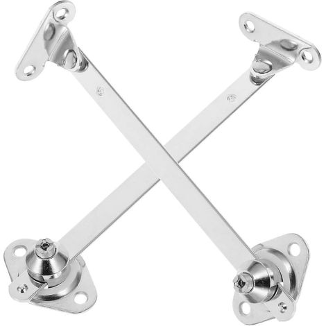 NUOBESTY Lot de 2 tiges de support de porte d'armoire en acier, rabattables et souples (1/5)