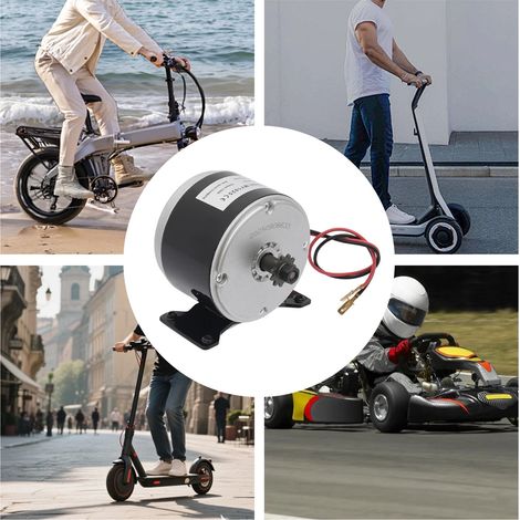 Permanentmagnetischer Gleichstrommotor, 250W 24V Kettenrad-Elektromotor, geeignet für kleine Maschinen wie Elektroroller, Elektrofahrräder und andere