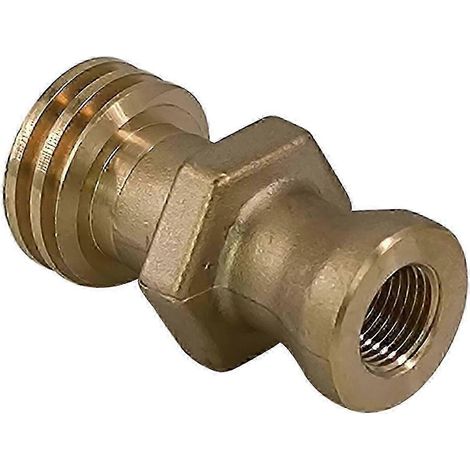 Adaptateur de raccord mâle pour vanne filetée RE7141M pour réservoir de propane de chariot élévateur. (1/5)