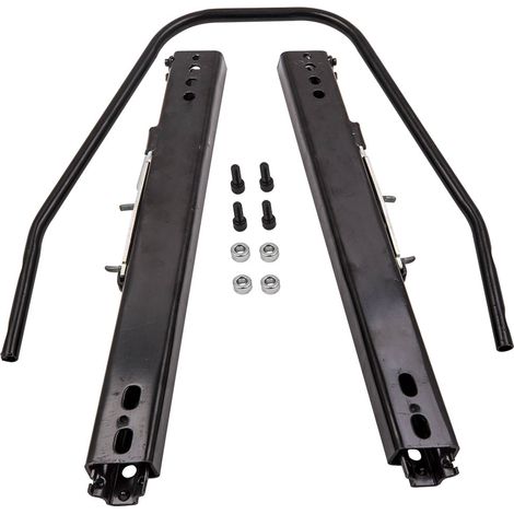 ⭐⭐⭐⭐⭐ Car Racing Bucket Seat Runners Sliders Subframe Universal Double Lock 270mm-345mm