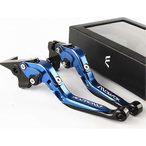 Accessoires moto pour X-ADV750 XADV 17-2022 : poignée de klaxon de frein modifiée (paire bleue) (1/5)