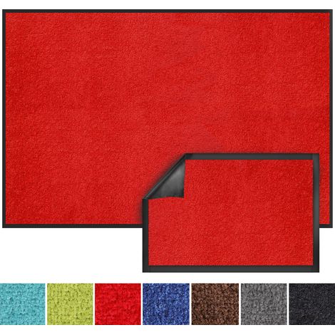 Schmutzfangmatte Monochrom Rot 135 x 200 cm