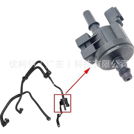 Aktivkohlefilter-Entlüftungsventil 0280142519 (Einzelventil), kompatibel mit Ford Mondeo/Taurus/Edge/Mustang (1/4)