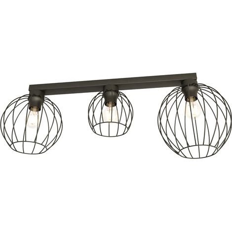 Lampada a sospensione NEST in acciaio verniciato nero (1/5)