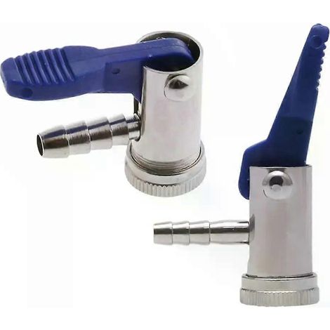 6/8 mm robuste Fahrradreifen-Luftpumpe mit Aufblasdüse/Mehrzweckclips, FV/AV-Ventilanschlusskopf, Fahrradreifenzubehör (1/4)