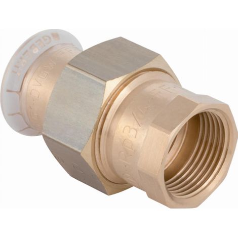 Unión GEBERIT Mapress Cobre, rosca hembra - 654 (1/2)