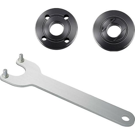 Clé à douille coudée 5/8"-11 pour écrou de blocage à bride, compatible avec la meuleuse Milwaukee I2 CS x3 (1/5)