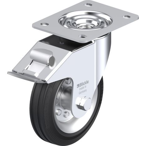 Blickle 532127 LE-VE 150R-FI Lenkrolle mit Feststeller Rad-Durchmesser: 150 mm Tragfähigkeit (max.):