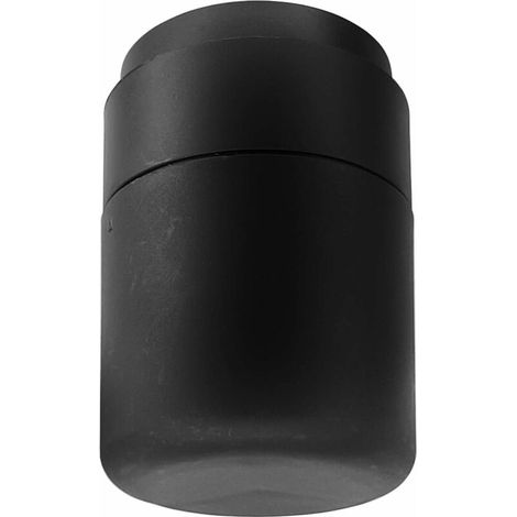 Ensemble pour pied de meuble rond Ø55mm en plastique avec base réglable 23 - 33mm et adaptateur TV Armoire Canapé Commode Table Chaise, hauteur 45mm (1/4)