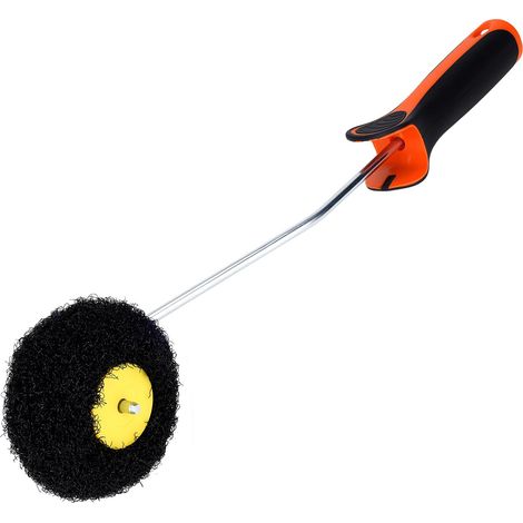 Corner roller for plasters – plaster roller – paint roller – corner roller – coating roller – rollspachtel – 2K extended handle, zero fibre loss (1/5)