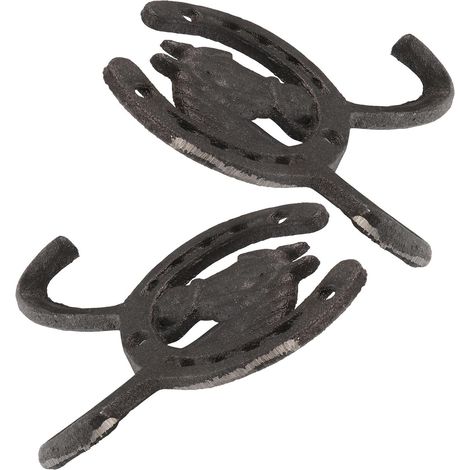 muraux vintage en métal KICHOUSE lot de 2 double clé en (1/5)