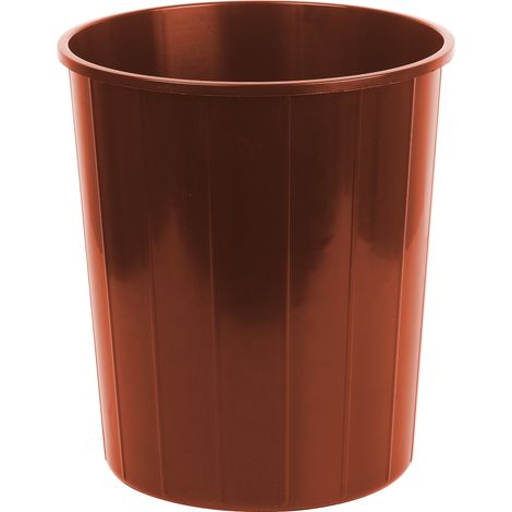 Cestino gettacarta chiuso 30x32 - Marrone - Mobil Plastic