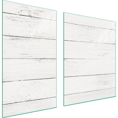 Assiette en verre et planche à découper en bois 100x52 (1/5)