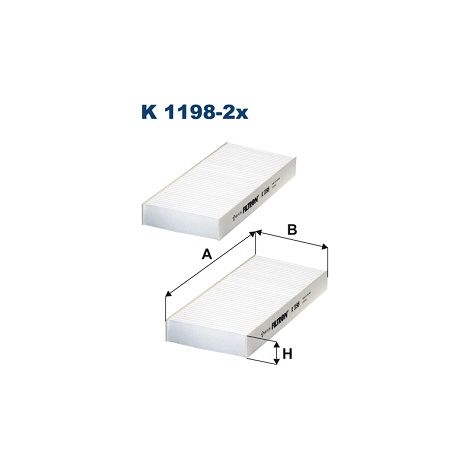 K1198-2X Filtron Kabinenfilter