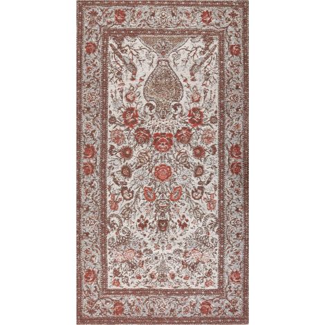 Teppich BINNISZ Rot 80 x 150 cm Baumwolle