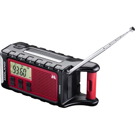 Filiyano-Batterie externe de secours pour radio, 10 000 mAh, USB-C, solaire