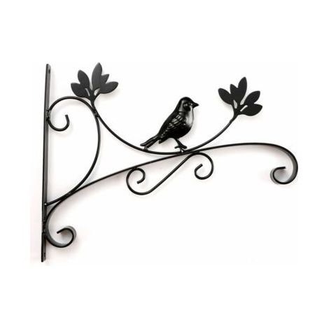 Crochets pour plantes en fer Porte-plantes suspendus au mur pour mangeoires à oiseaux Jardinières Lanternes Carillons éoliens (1/5)