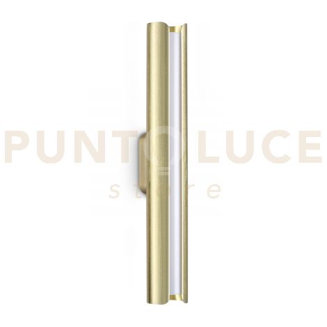 DORICA APPLIQUE A PARETE LED 3000K 8,5W  850 lm OTTONE LISCIO