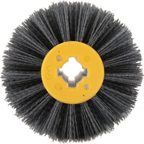 Disque Brosse Métallique pour Polissage et Lustrage, Grain 240, Roue de Dérouillage pour Perceuse (1/5)