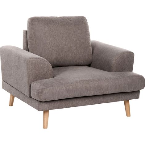 Sessel KILDAL Stoff Braun