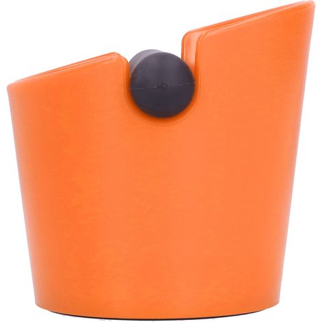 Bac à marc de café antidérapant, seau, conteneur, accessoire (orange) (1/5)