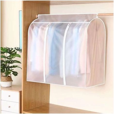 100x120x50cm，Housse de rangement étanche à fermeture éclair 3D pour vêtements Pour ranger les vêtements Pour vêtements Sac à poussière à suspendre (1/5)