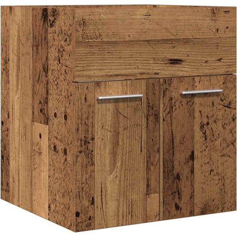 Maison Exclusive - Waschbeckenschrank Altholz-Optik 41x38,5x46 Ho